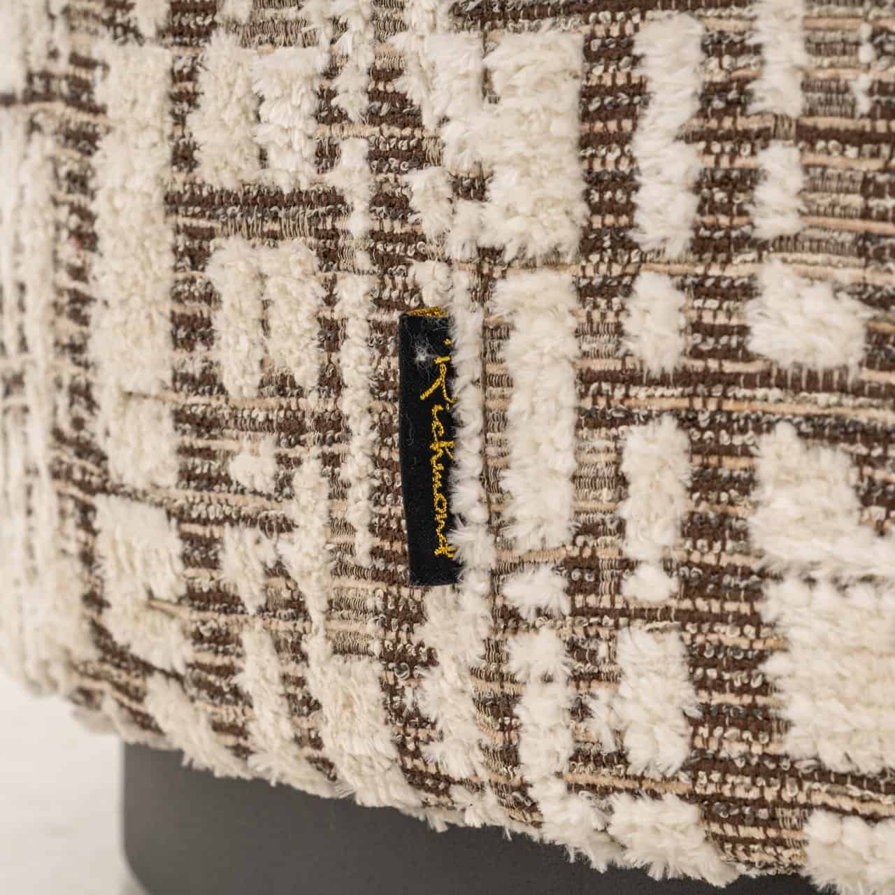 Pufs Lexie Richmond Interiors 70/70/43 cm krēms