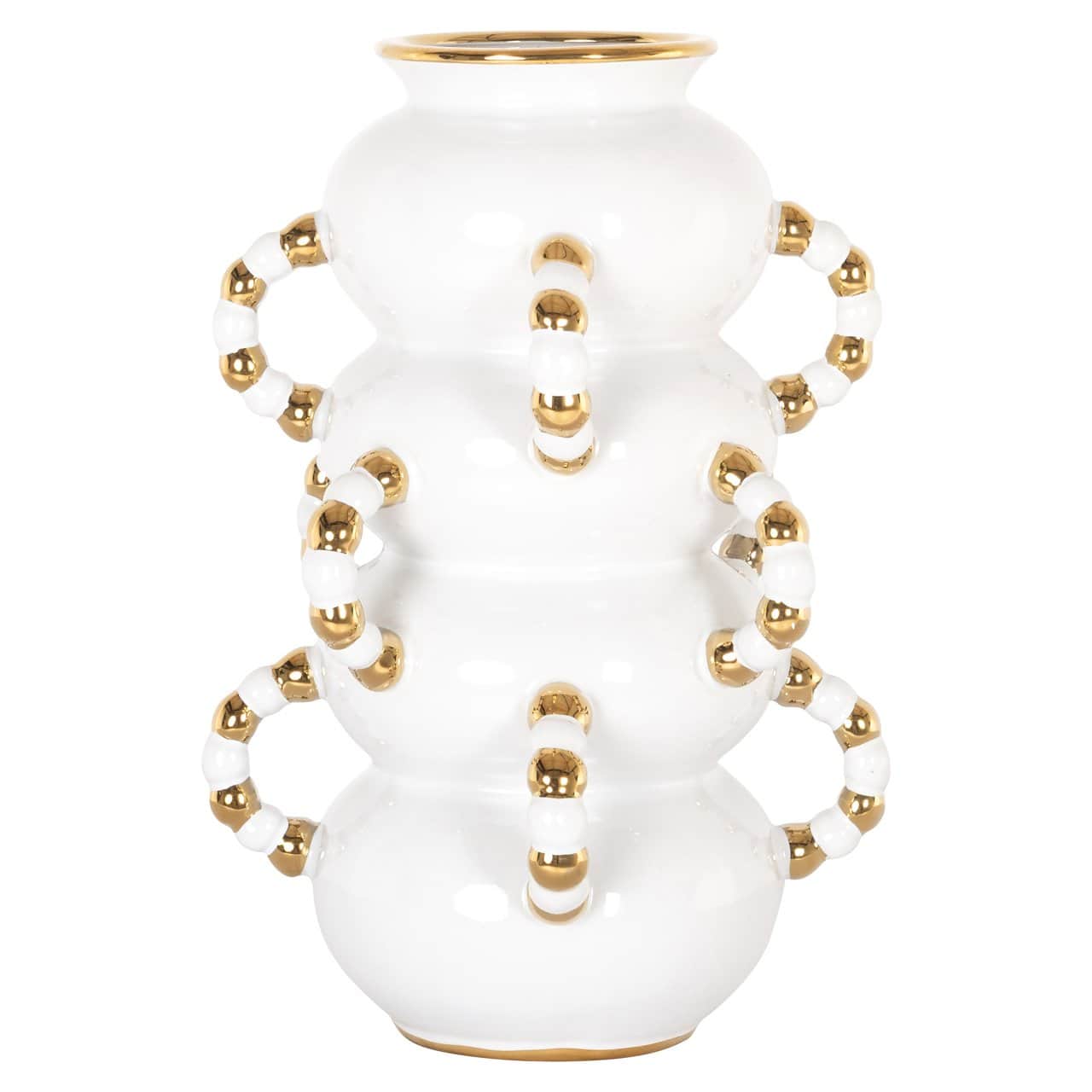 Vāze Pippy S Richmond Interiors 24/24/35 cm balts