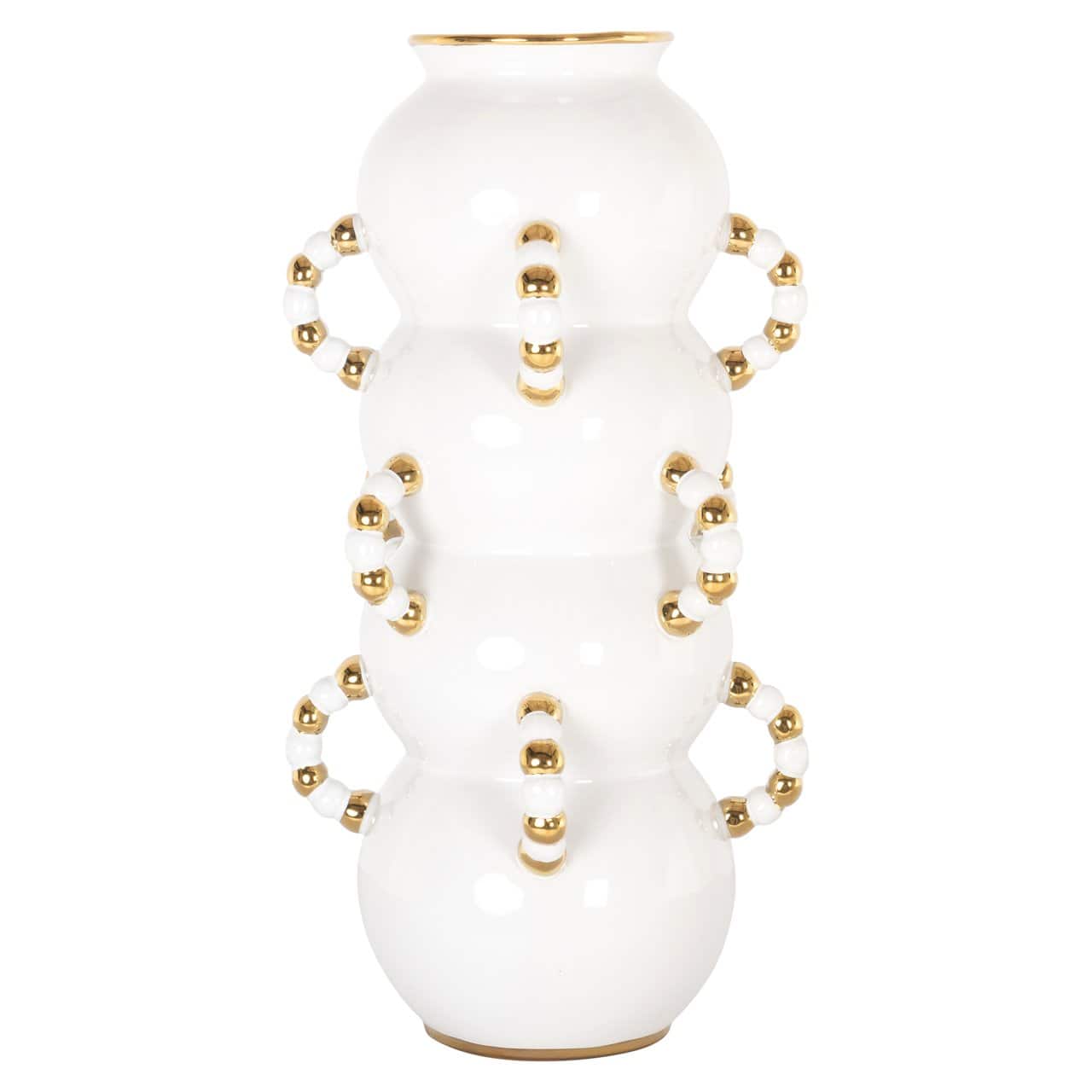 Vāze Pippy L Richmond Interiors 25/25/47 cm balts