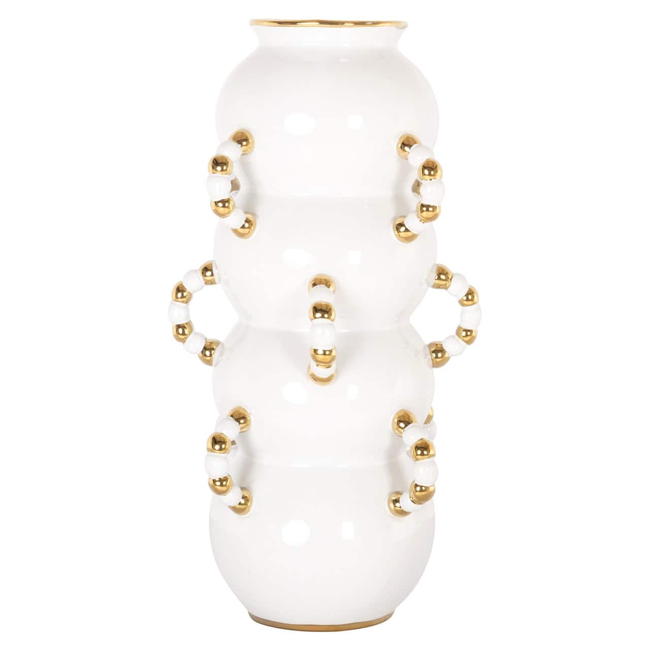 Vāze Pippy L Richmond Interiors 25/25/47 cm balts