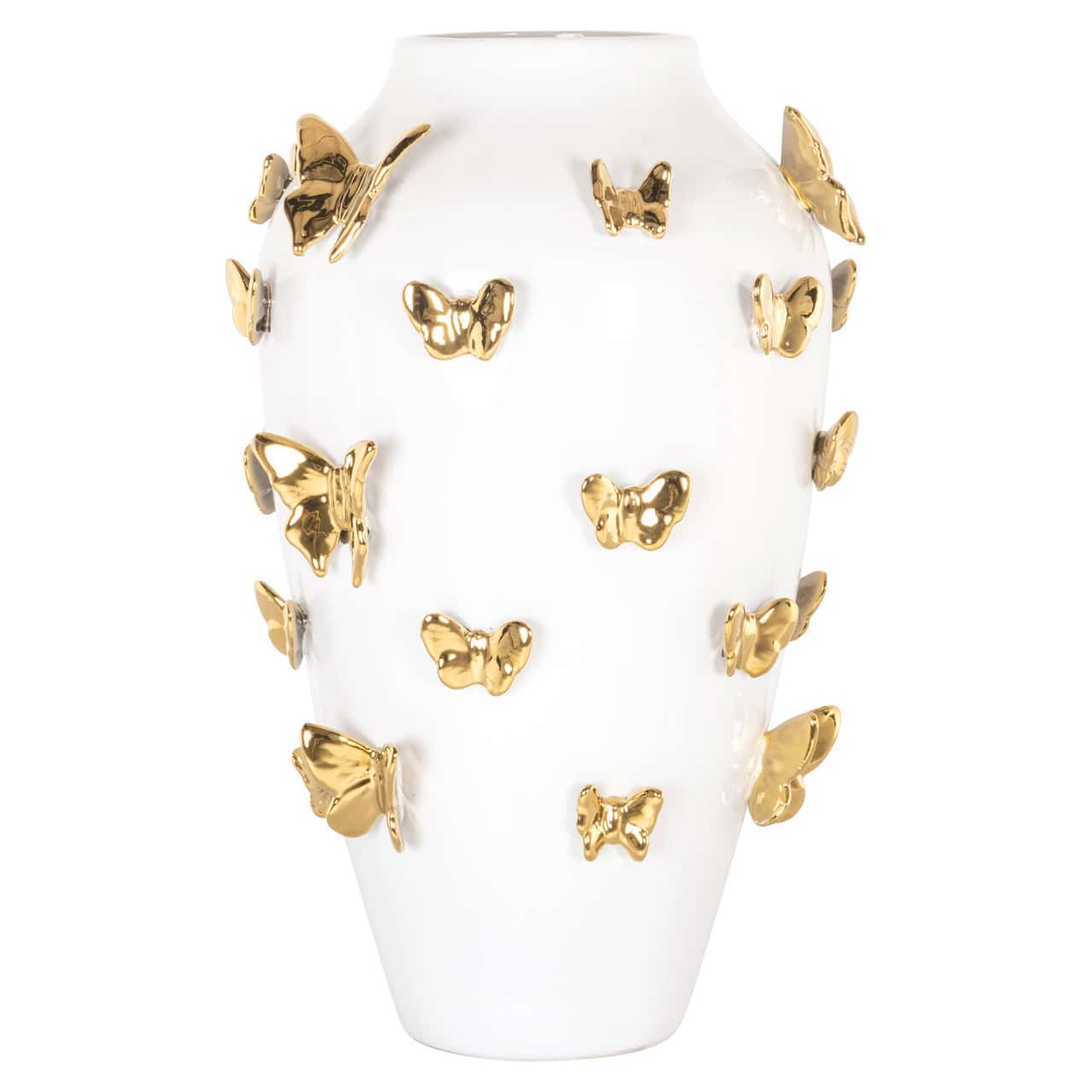 Vāze Butterfly L Richmond Interiors 29/29/46 cm balts