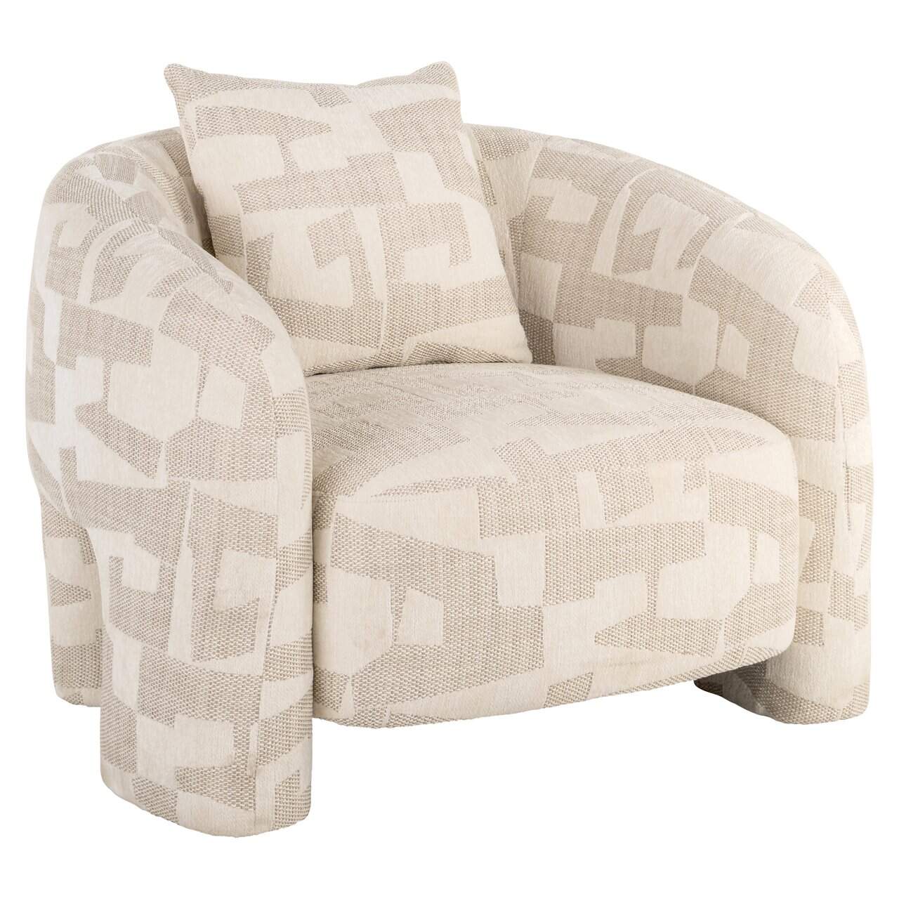 Krēsls Tuscany Richmond Interiors 102/75/94 cm beige graffic