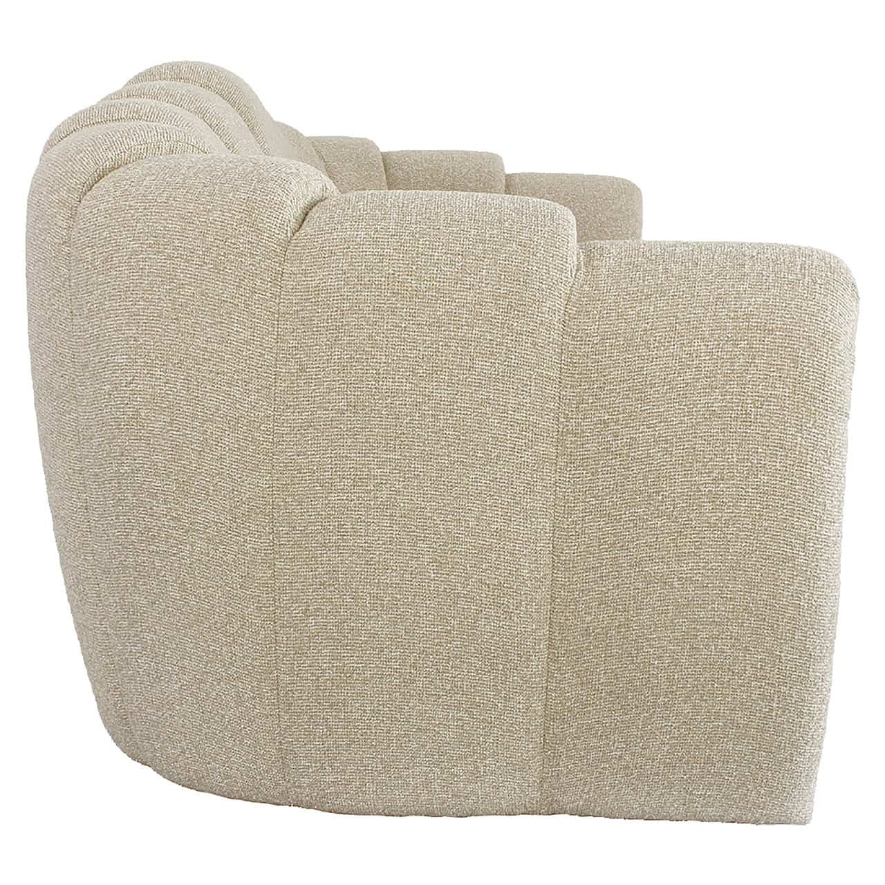 Dīvāns Croissant Richmond Interiors 238/83/94 cm biscotti