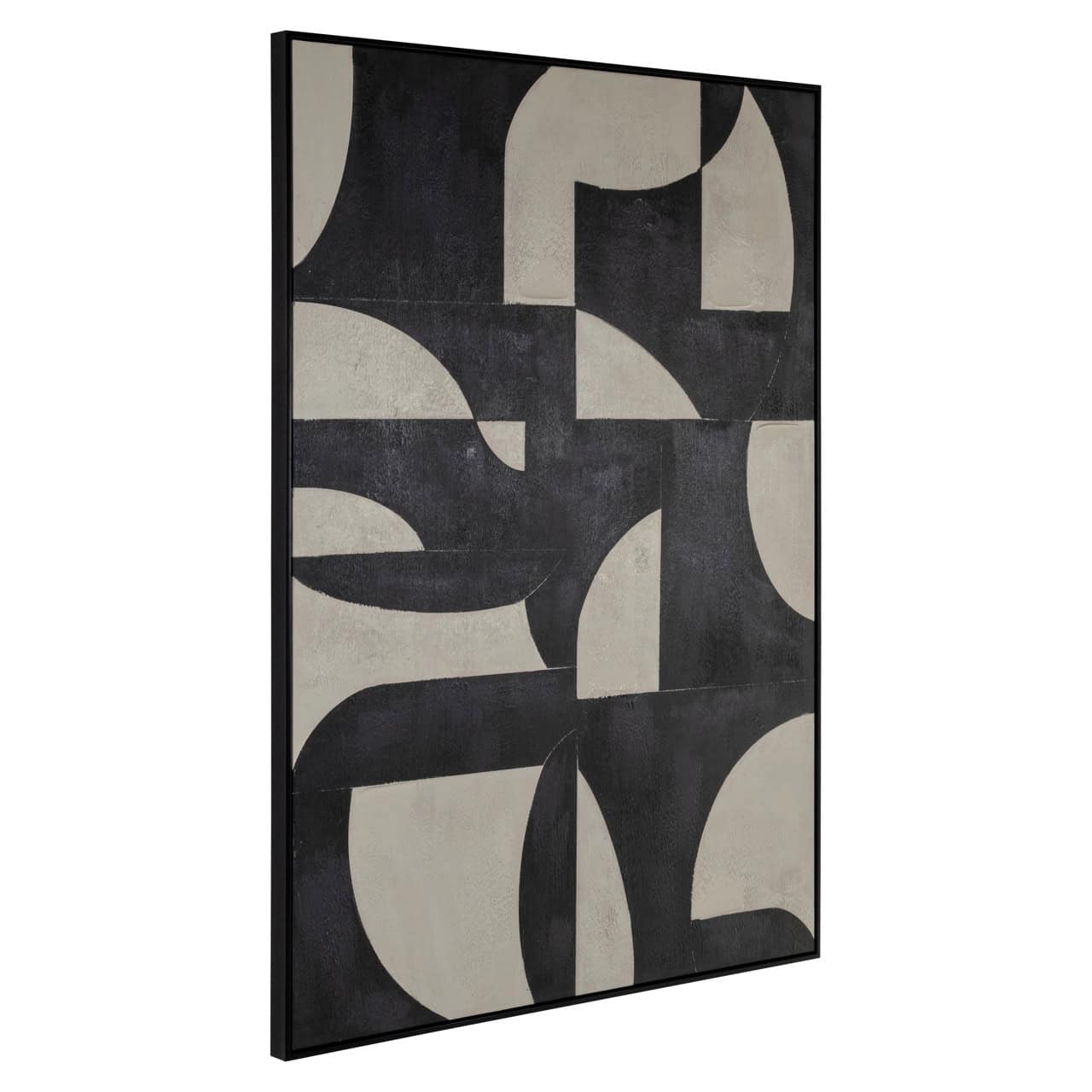 Sienas māksla Richmond Interiors 4/100/140 cm melns/bēšs