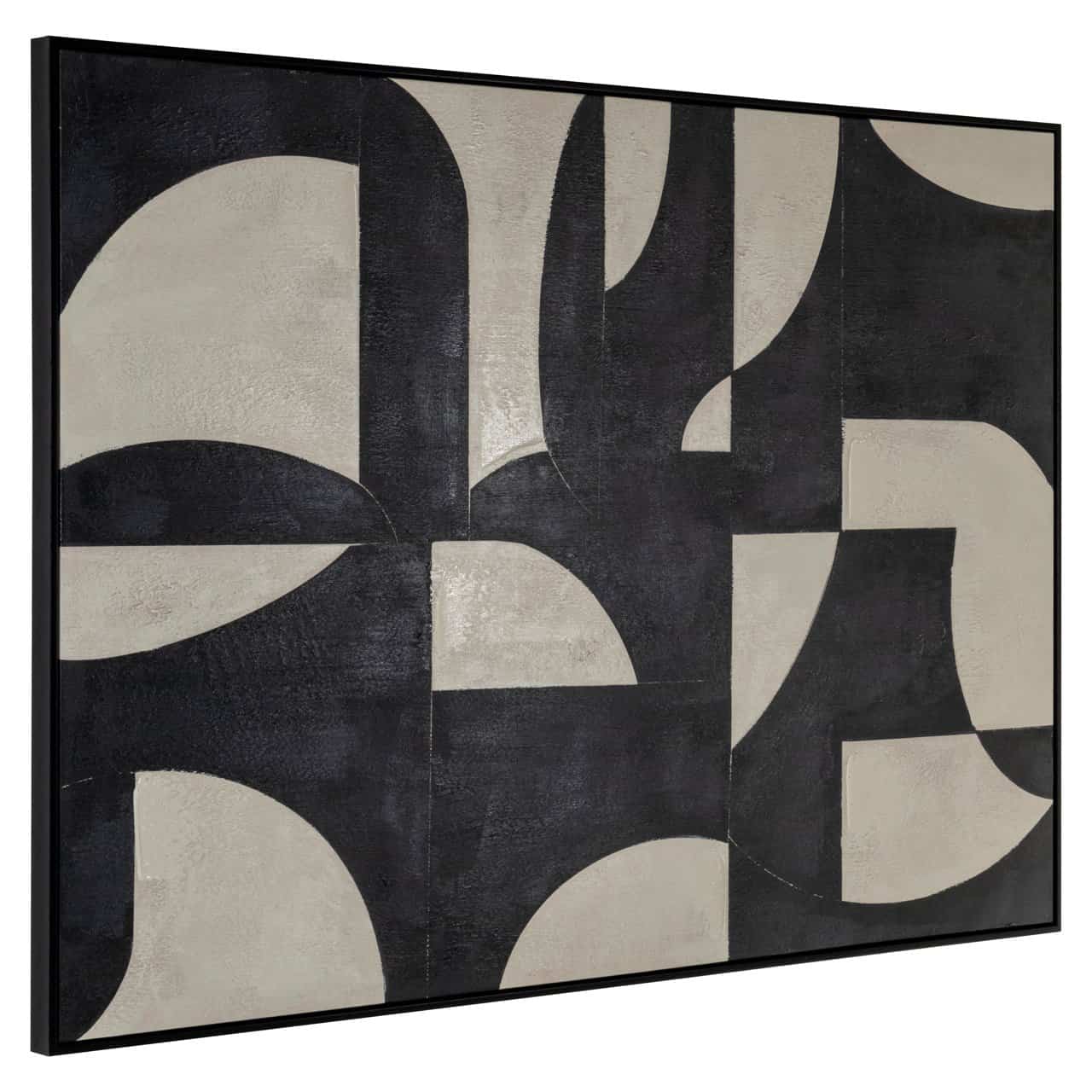 Sienas māksla Richmond Interiors 4/100/140 cm melns/bēšs