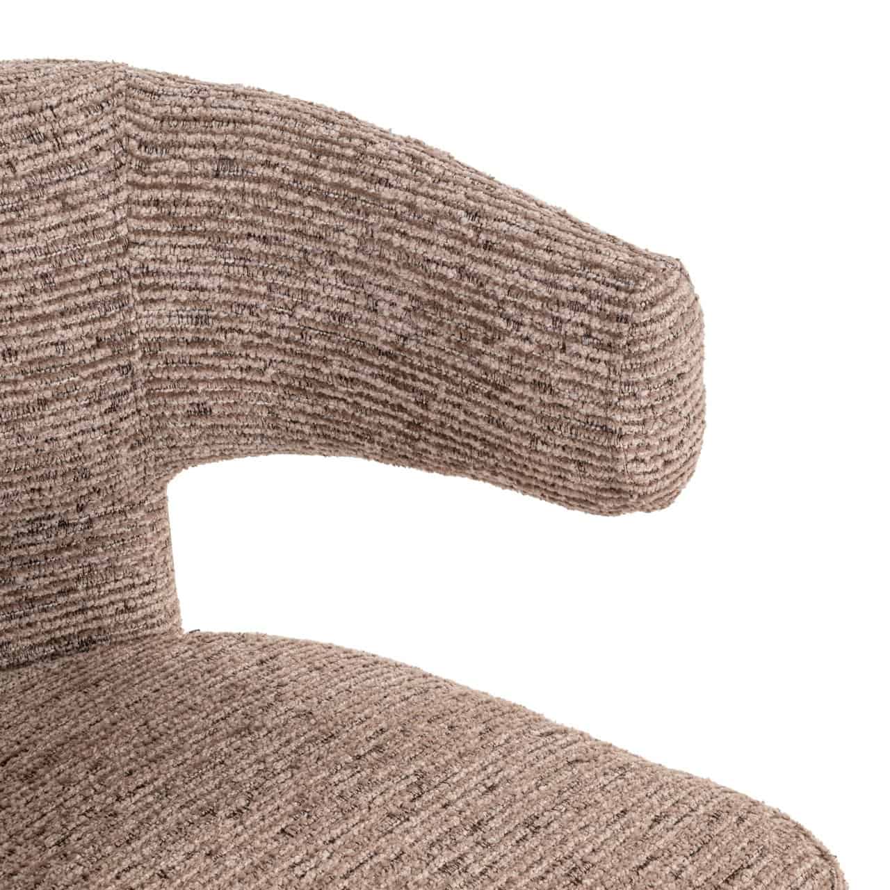 Krēsls Nerio Richmond Interiors 59/78/58 cm mocca linear