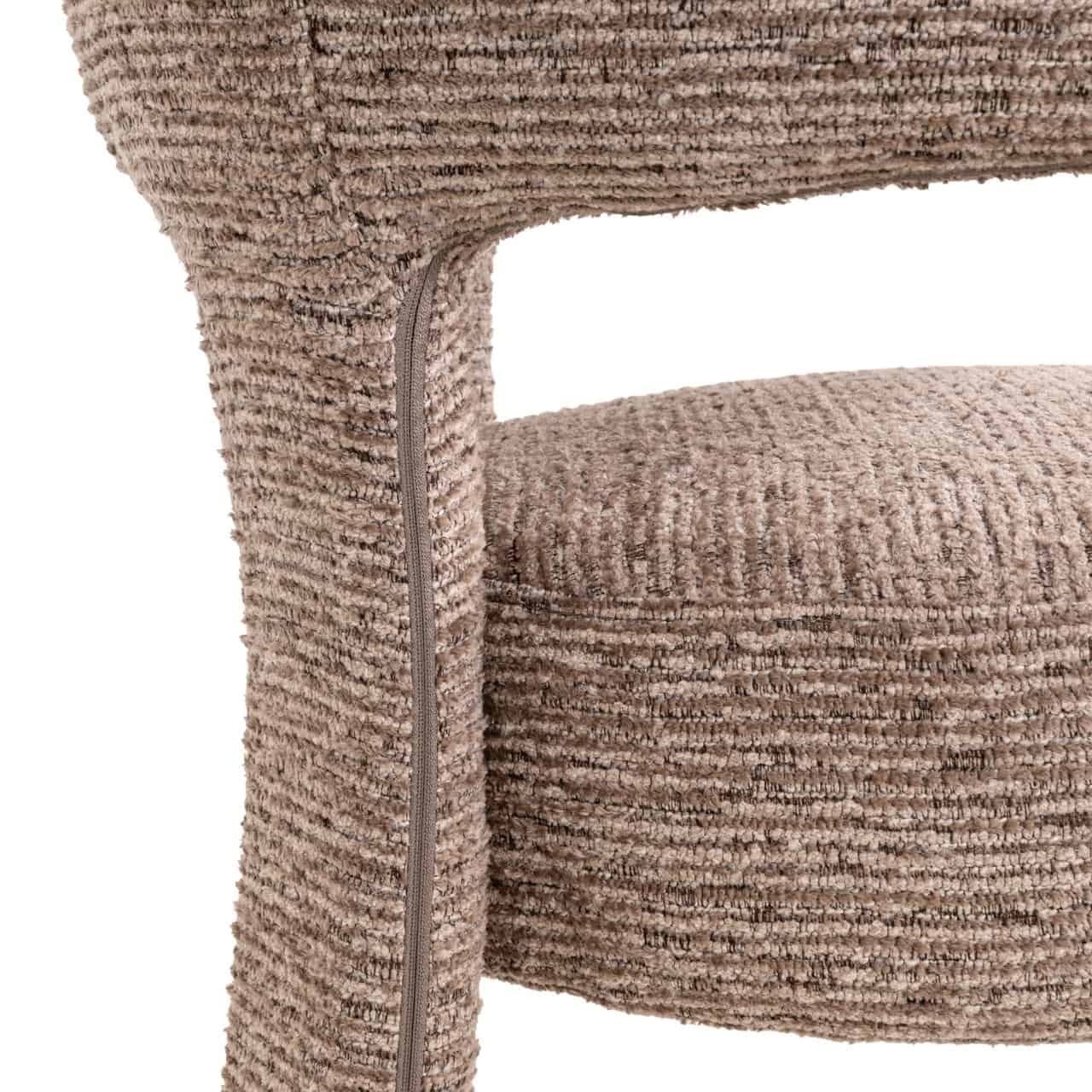 Krēsls Nerio Richmond Interiors 59/78/58 cm mocca linear