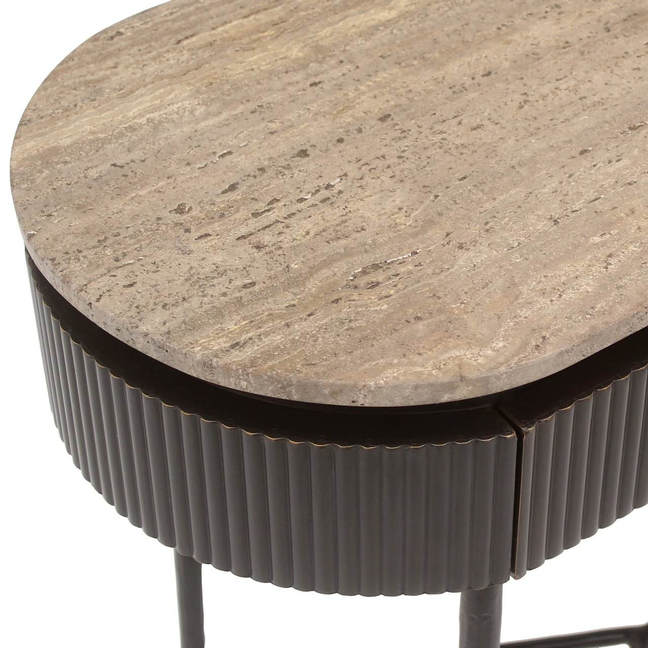 Konsole Russo Richmond Interiors 76/100/40 cm ash brown