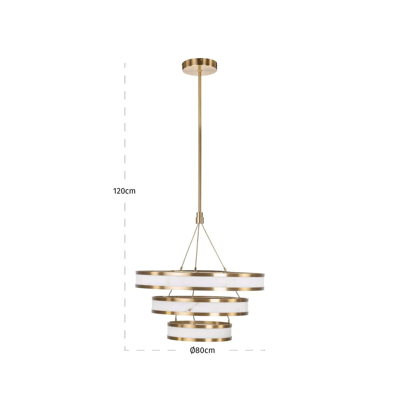 Griestu lampa Cealora Richmond Interiors 80/80/120 cm balts