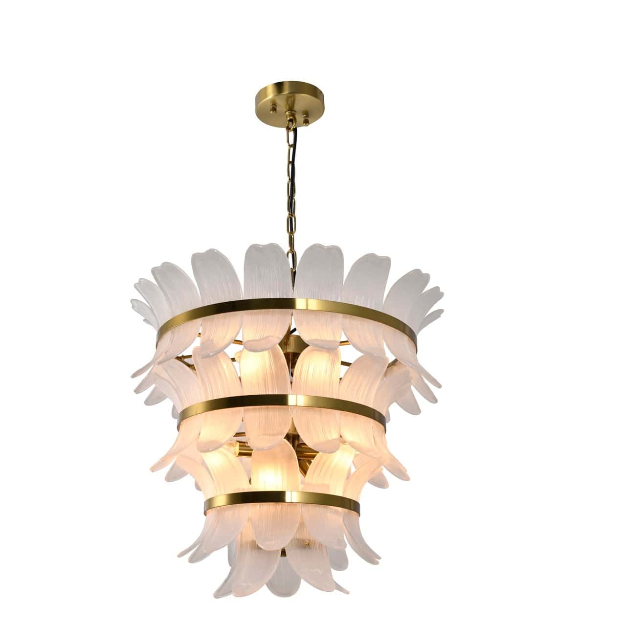 Griestu lampa Ameline Richmond Interiors 60/60/56 cm brass antique