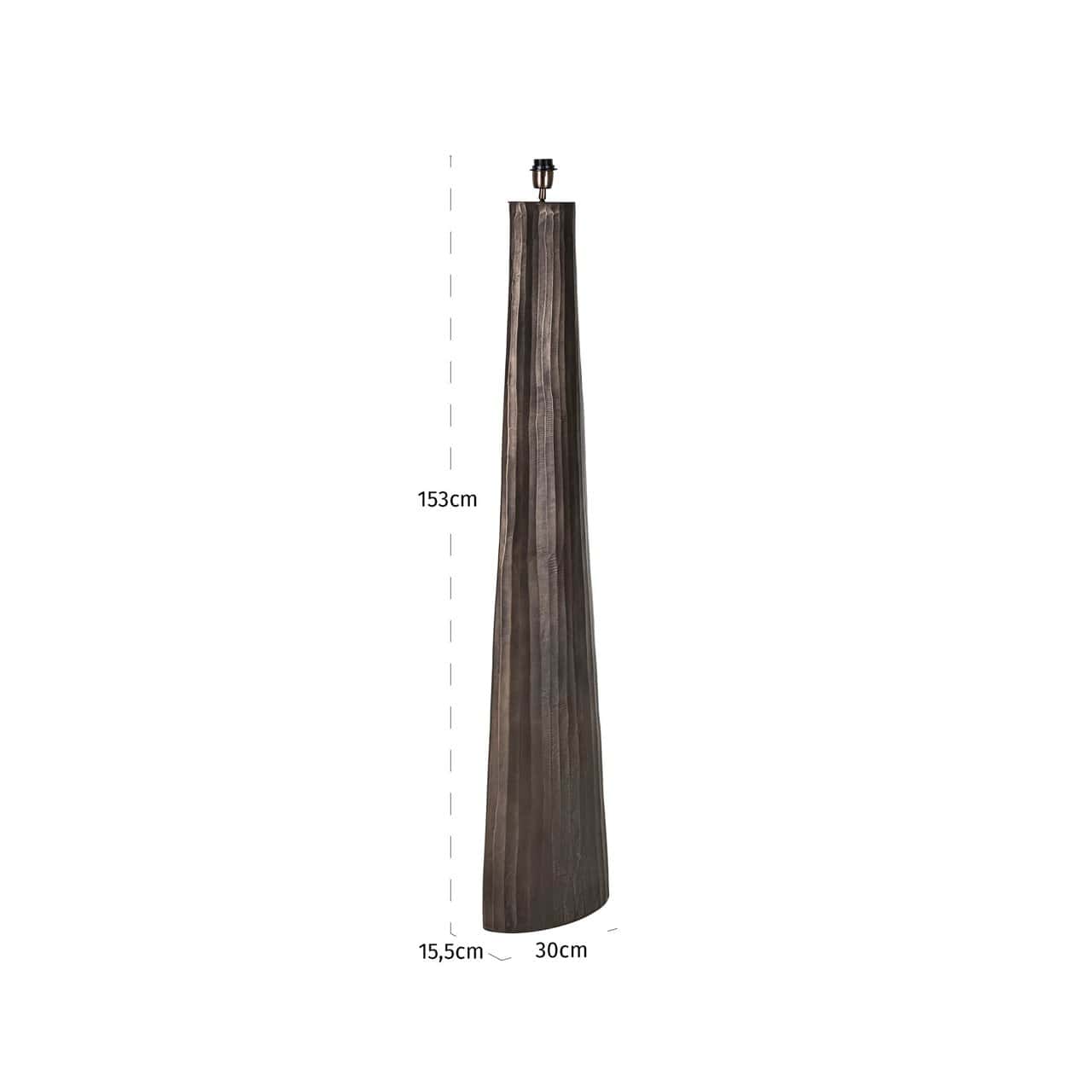 Stāvlampa Velvyn Richmond Interiors 15,5/30/153 cm bronza - N1 Home