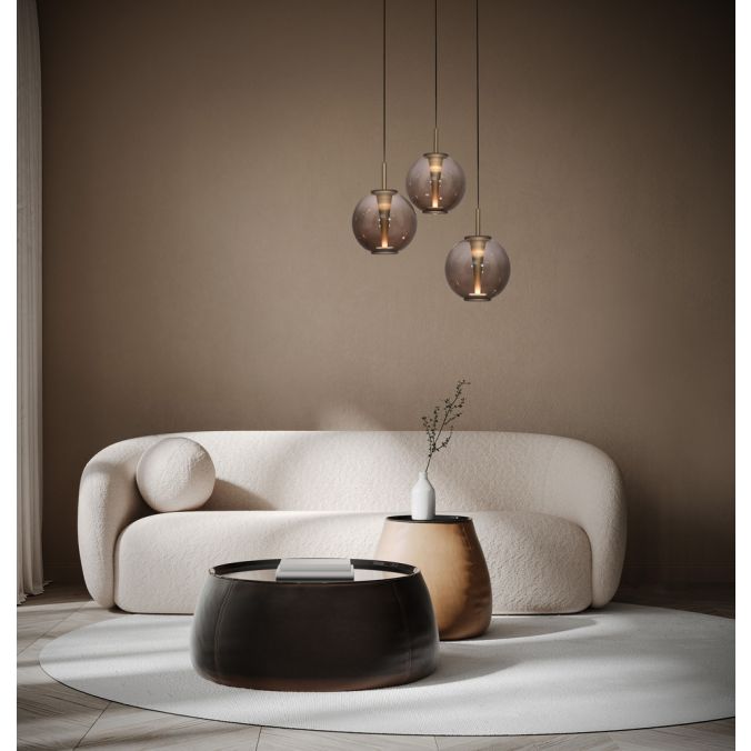 Piekaramā lampa PURE E-Infinity 50/240/50 cm bronza