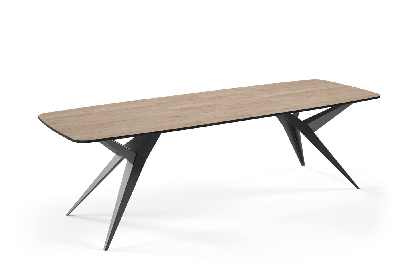 Galds Axo 160; 180;200/76/90 cm Truffle Brown Davos Oak