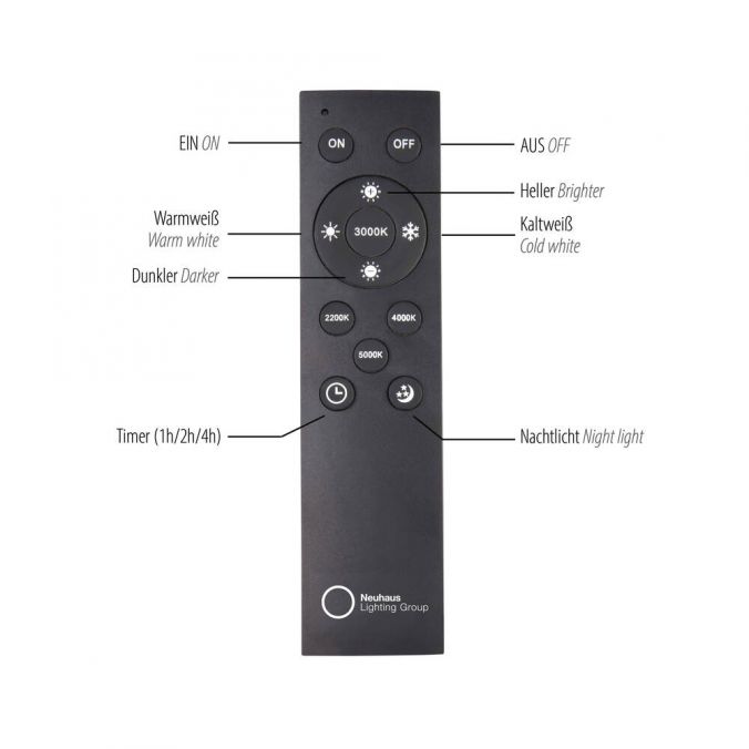 Piekaramā lampa PURE Falling Rings 200/13/13 cm melnā pērle / dimants