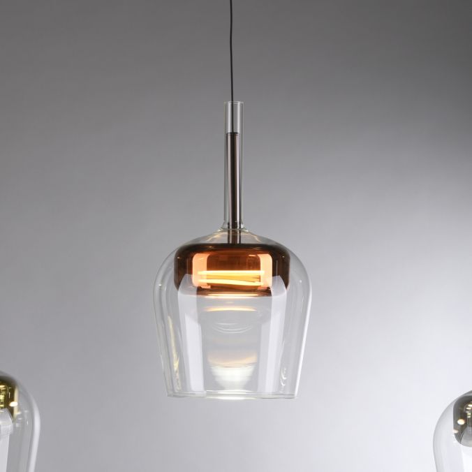 Piekaramā lampa Q-KON 200/21/21 cm melns/brūns