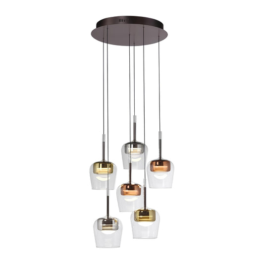 Piekaramā lampa Q-KON 200/50/50 cm melns