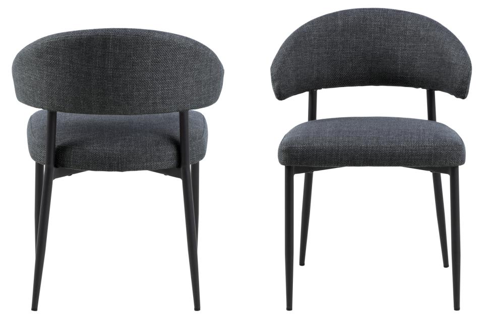 Krēsls Edins 56/55/77 cm tumši pelēks - N1 Home