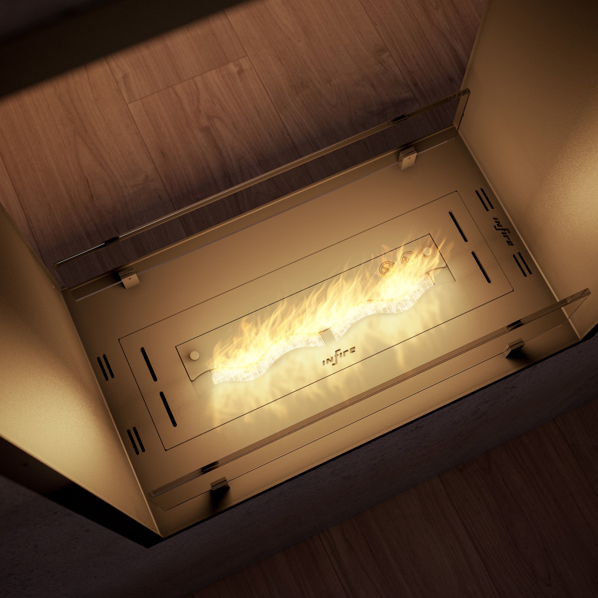 Biokamīns 2Side Slim Vert 63/113/35; 73/143/35; 83/163/35 cm melns - N1 Home