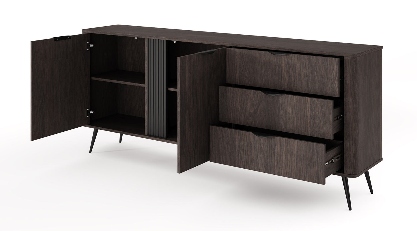 Kumode Verto 81/195/38 cm Dunin ozols