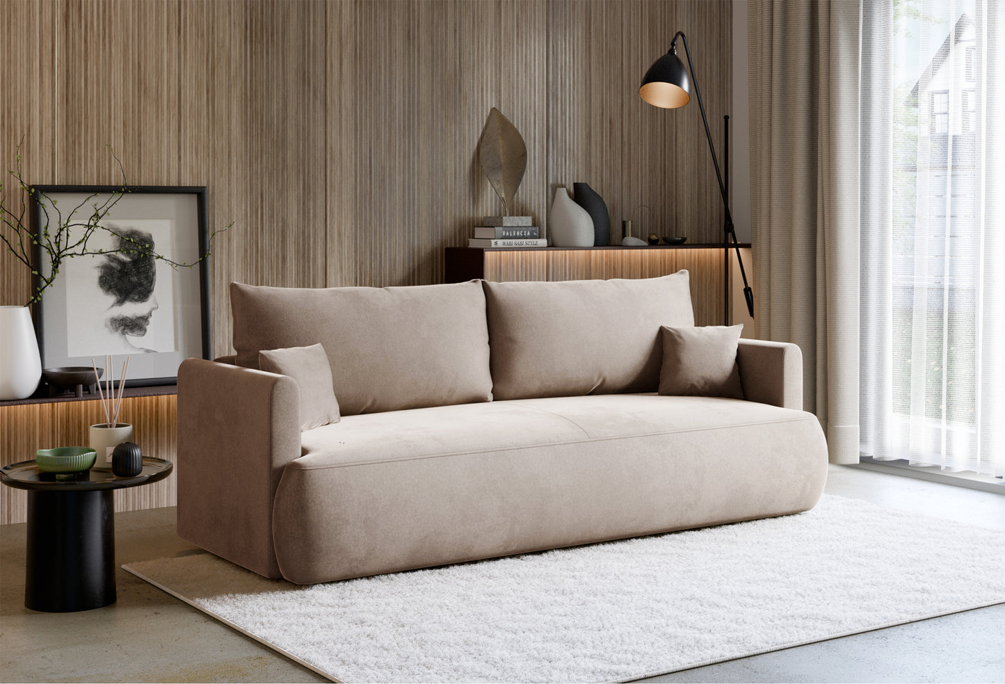 Dīvāns Ovors 226/90/97 cm Castel 15 - N1 Home