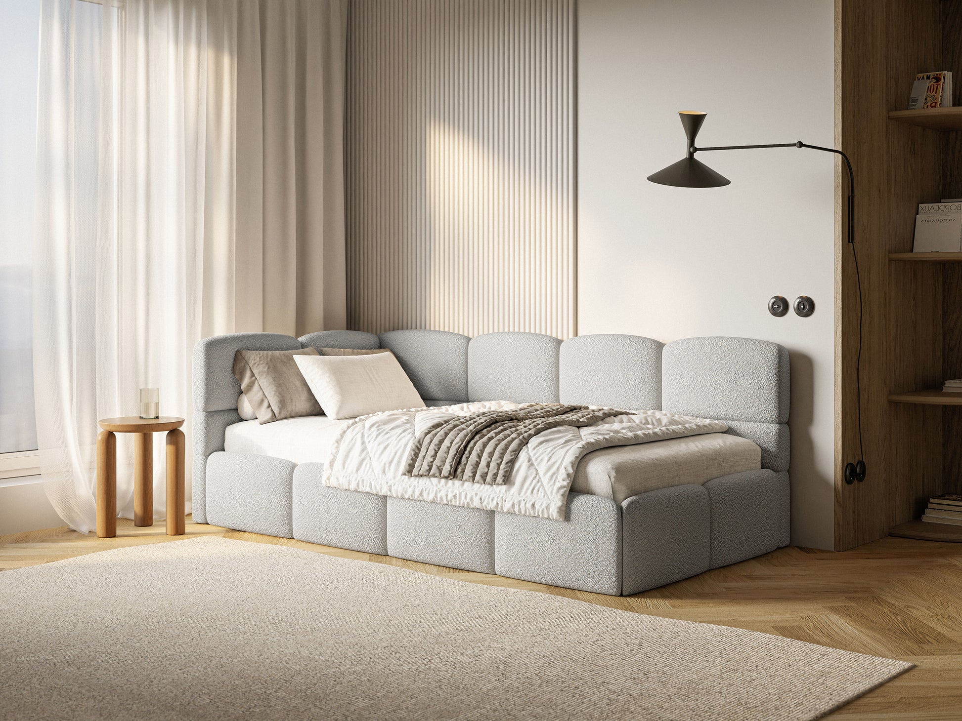 Gulta ar matraci Clod 220/88/110 cm Legend 03 - N1 Home