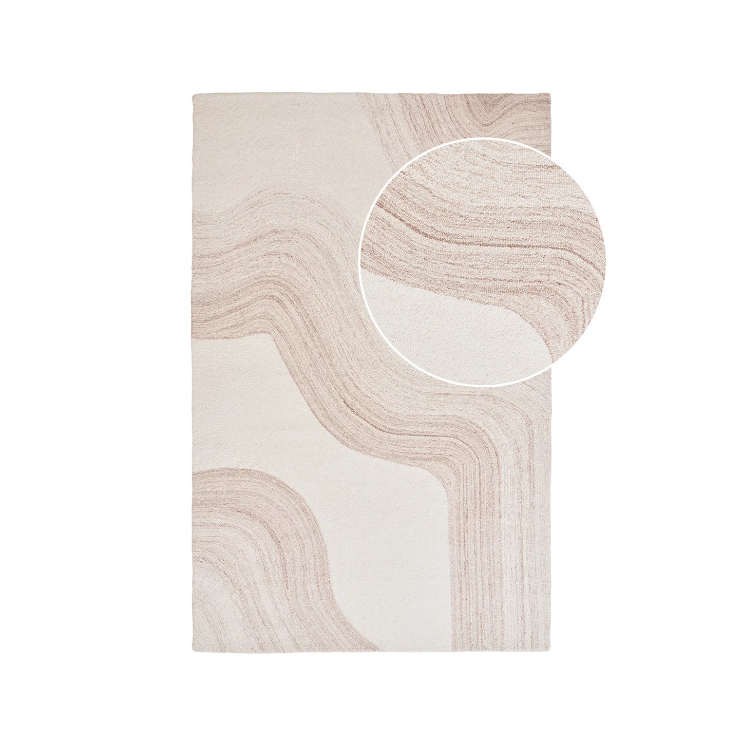 Paklājs Suraž 160/230; 200/300 cm gaiši brūns/ivory