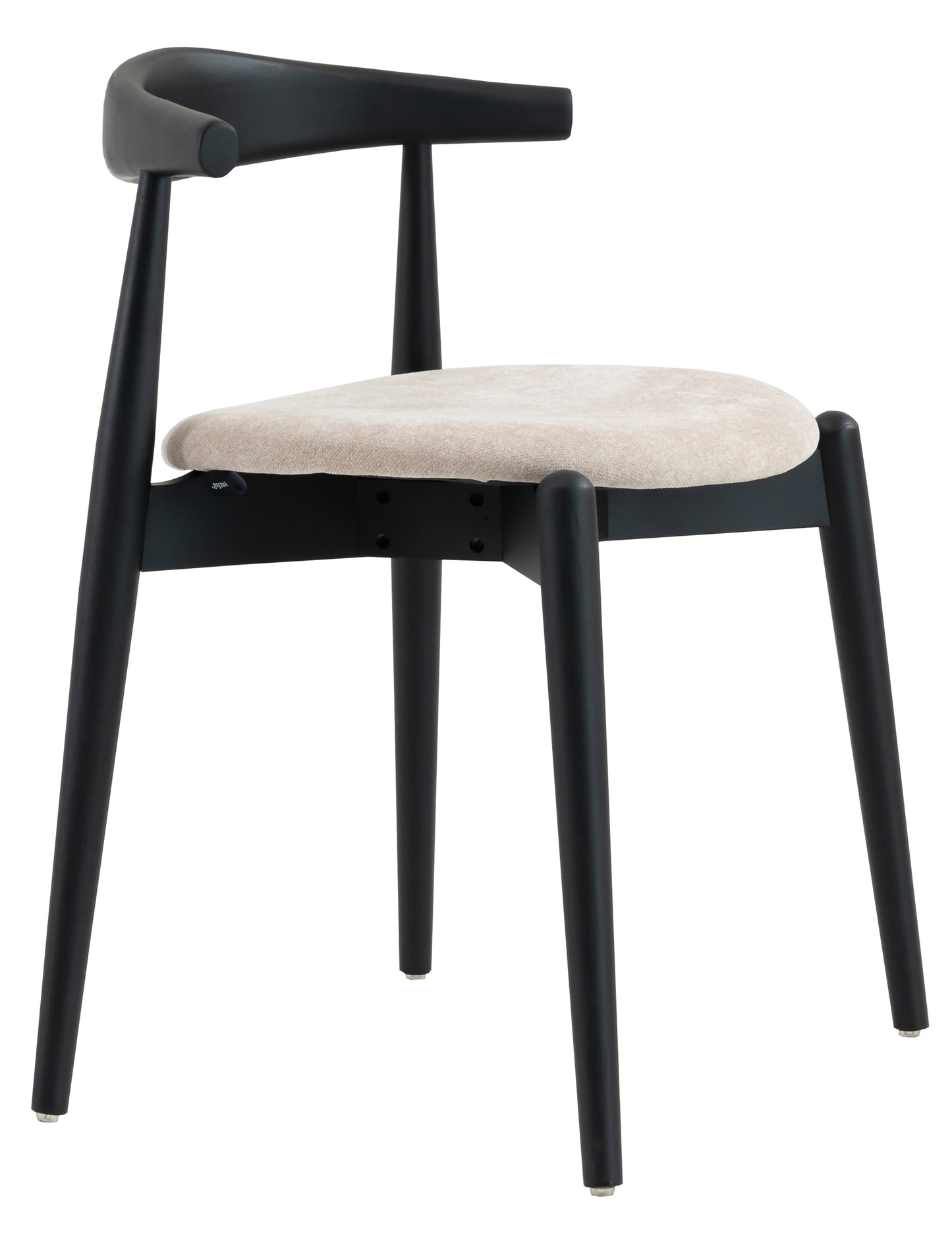 Krēsls Dine 72/50/56 cm bēšs/melns - N1 Home