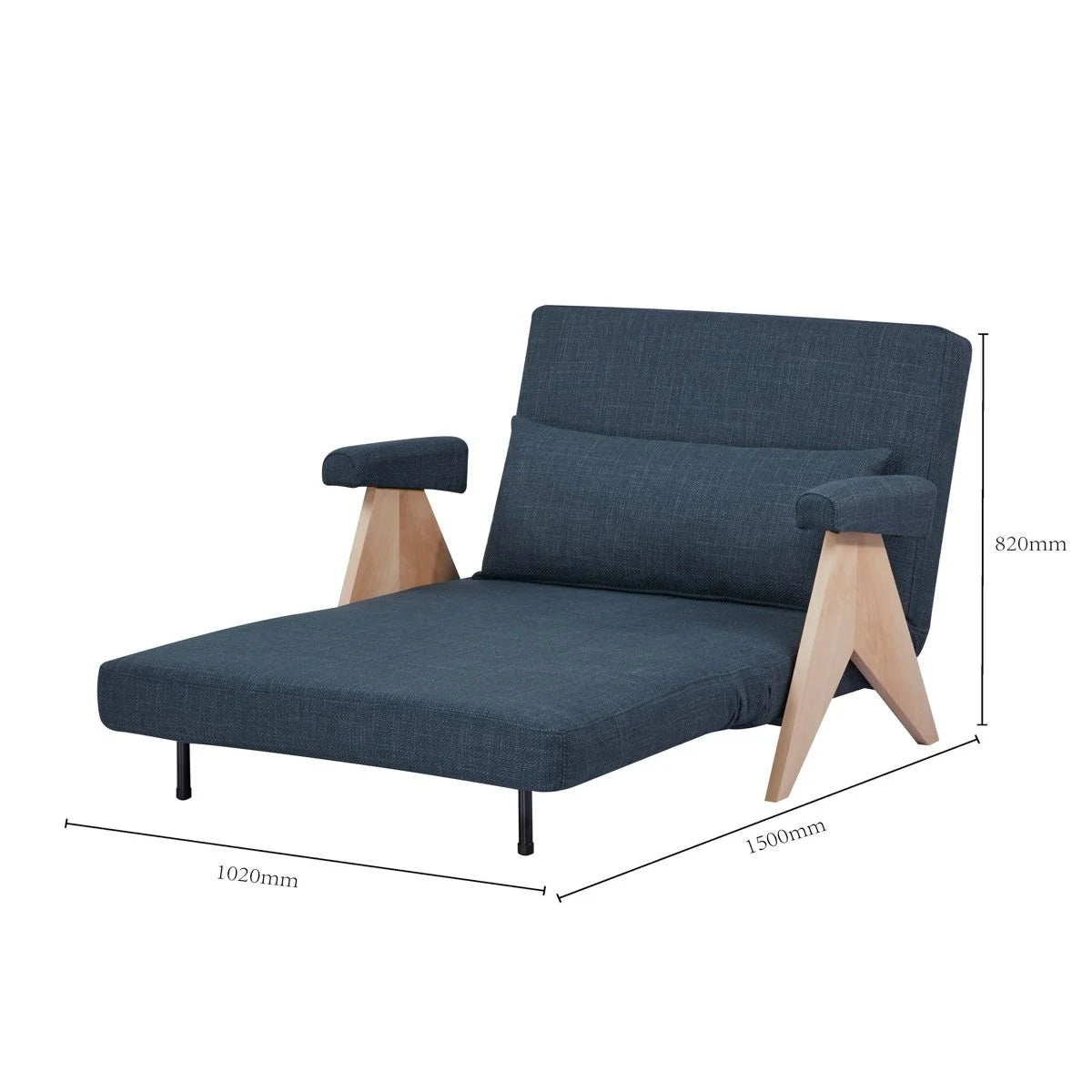 Krēsls Sola 83/91/84 cm sinepes - N1 Home