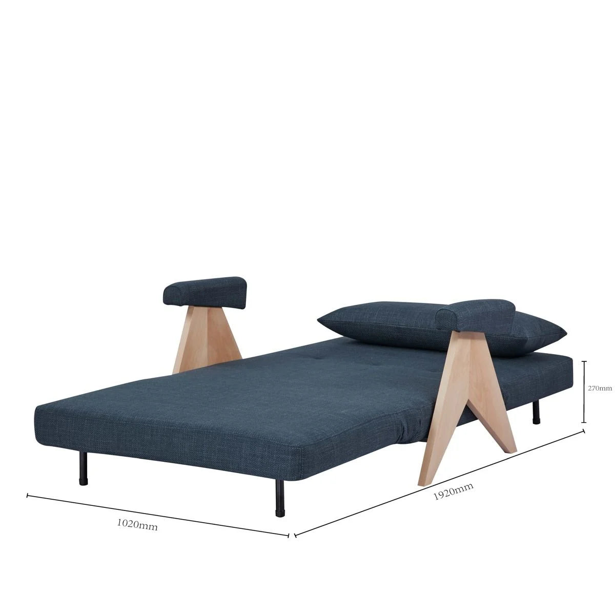 Krēsls Sola 83/91/84 cm zils - N1 Home