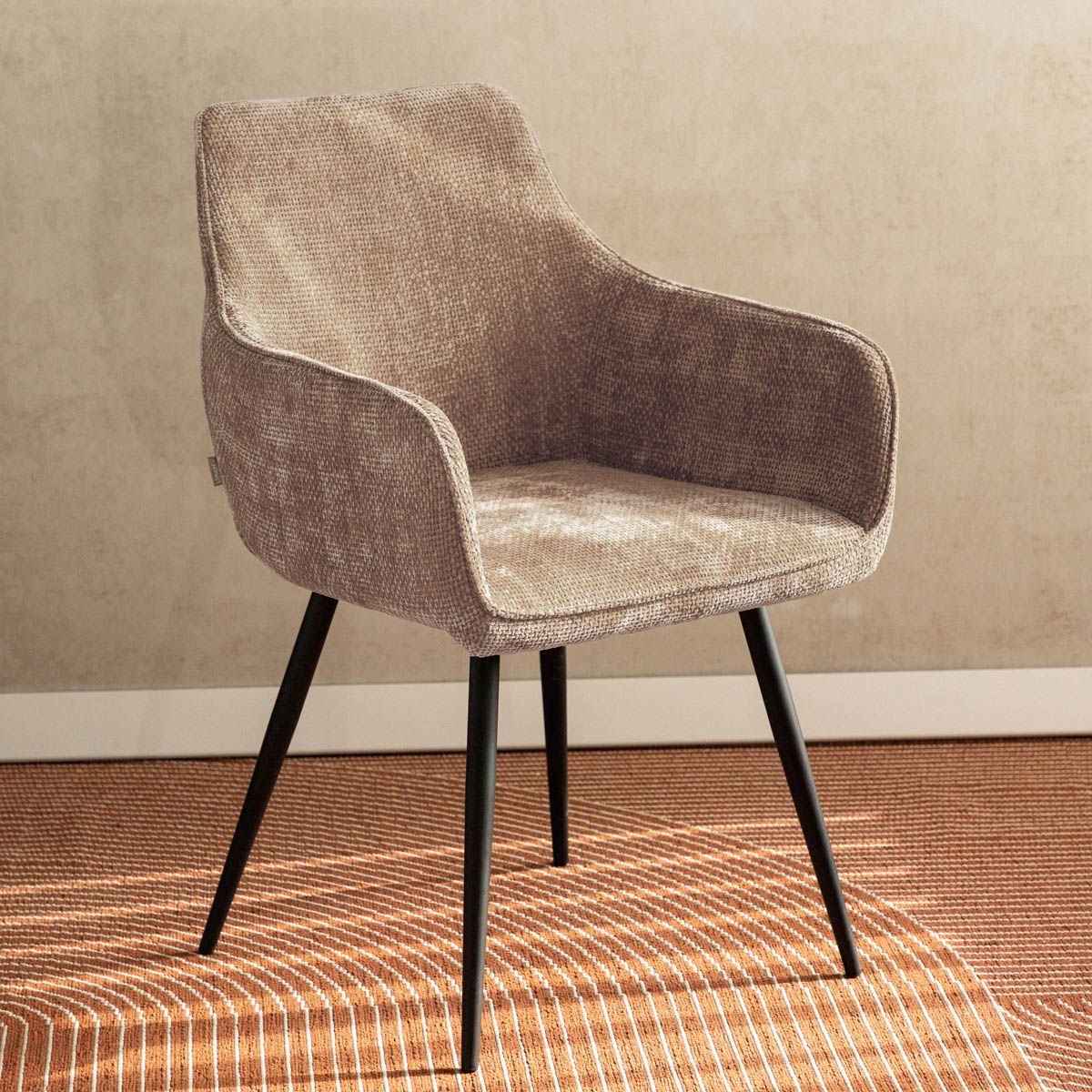 Krēsls Satis Pols 57/59/84 cm bēšs
