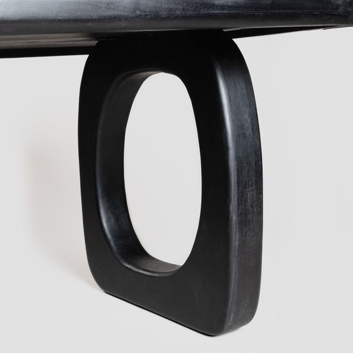 Galds Asrotia 160/100/76 cm melns