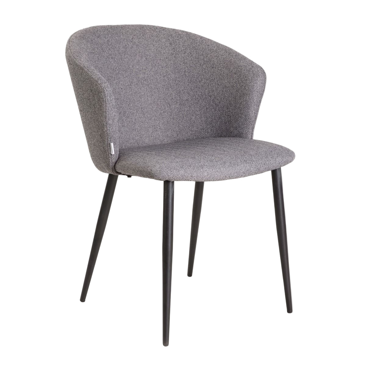 Krēsls Lujis 56,5/59/81 cm tumši pelēks