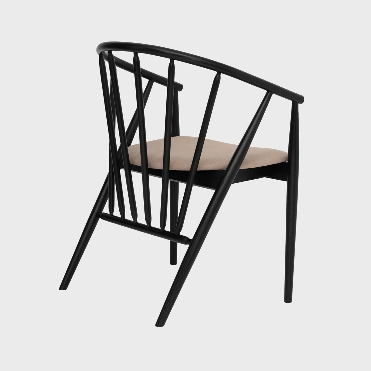 Krēsls Calisa 55/58/78 cm melns