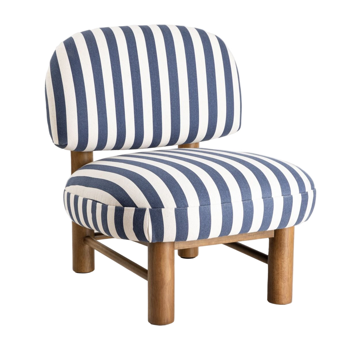 Krēsls Lumo 64/69/77 cm zils/balts