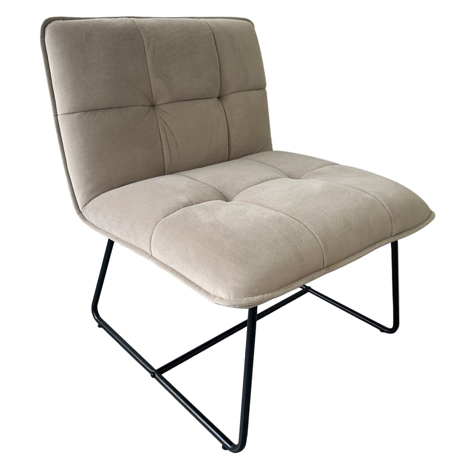 Krēsls Nelo 63/69/77 cm pelēks