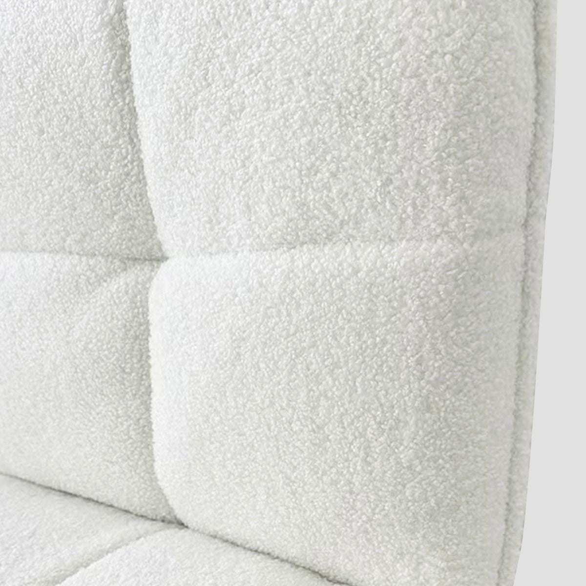 Krēsls Nelo Teddy Bukle 63/69/77 cm balts