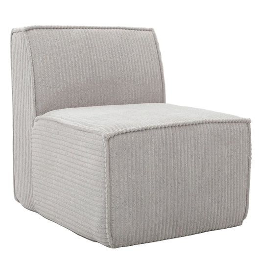 Krēsls Lukara 73/88/73 cm gaiši pelēks