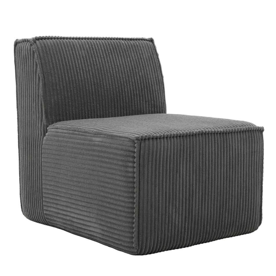 Krēsls Lukara 73/88/73 cm tumši pelēks