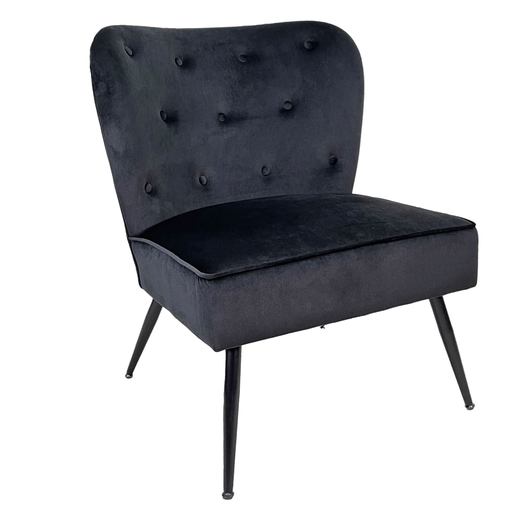 Krēsls Evoya 71/75/86 cm melns