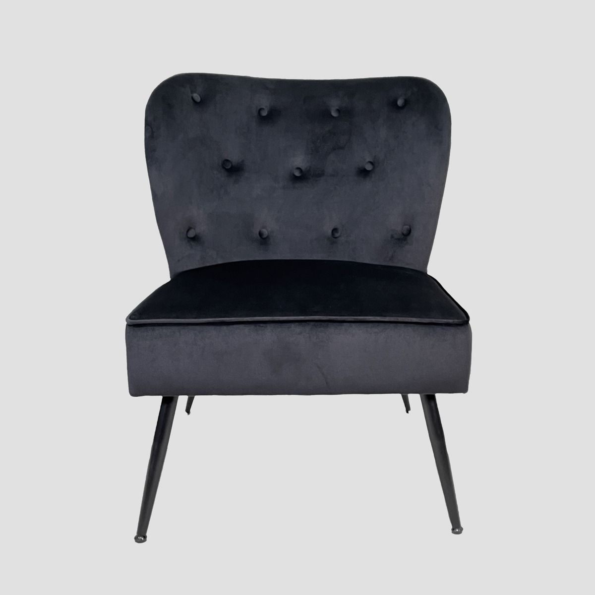 Krēsls Evoya 71/75/86 cm melns