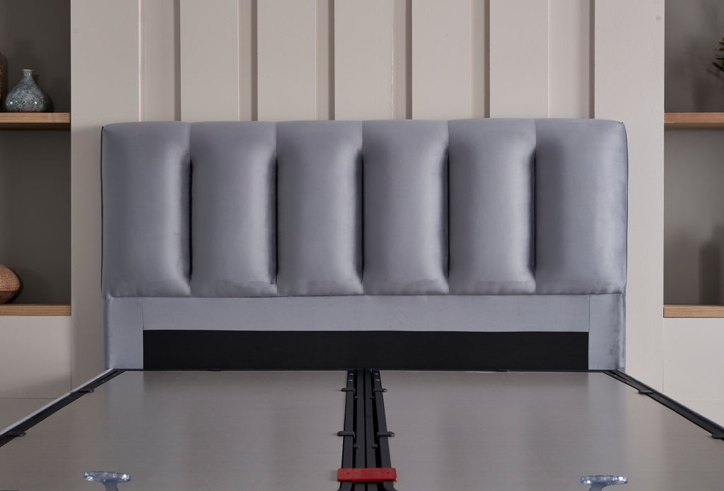 Gulta Bono 90;120;140;160;180;200/200 cm pelēks - N1 Home