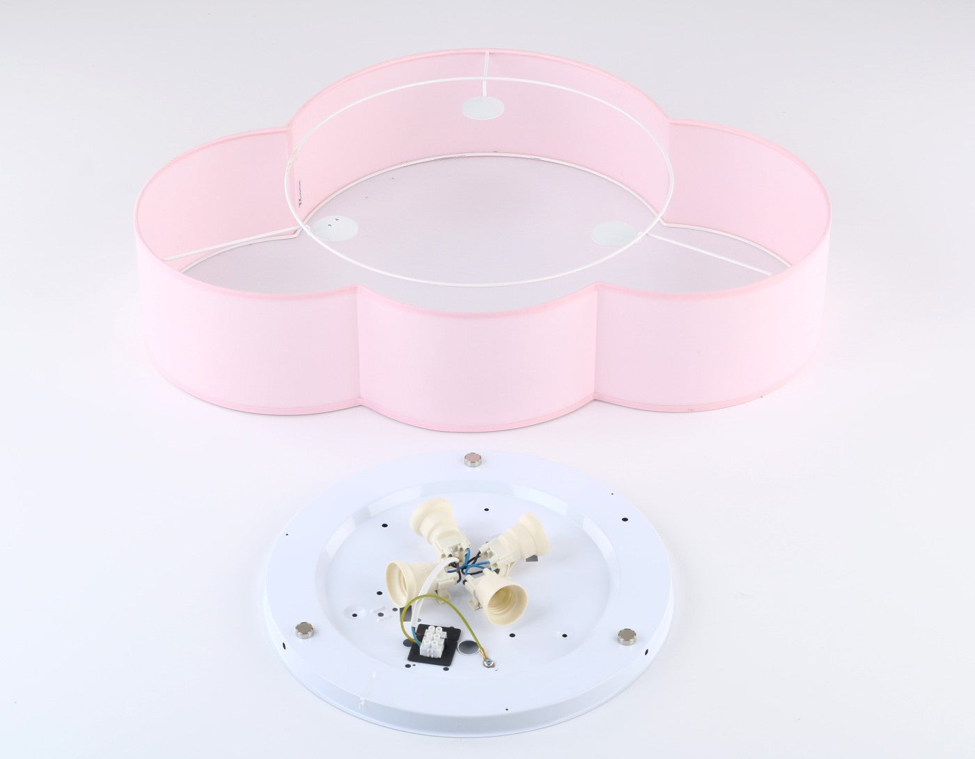 MĀKOŅROZĀ PASTEĻTOŅU GRIESTU LAMPA 4 PL - N1 Home