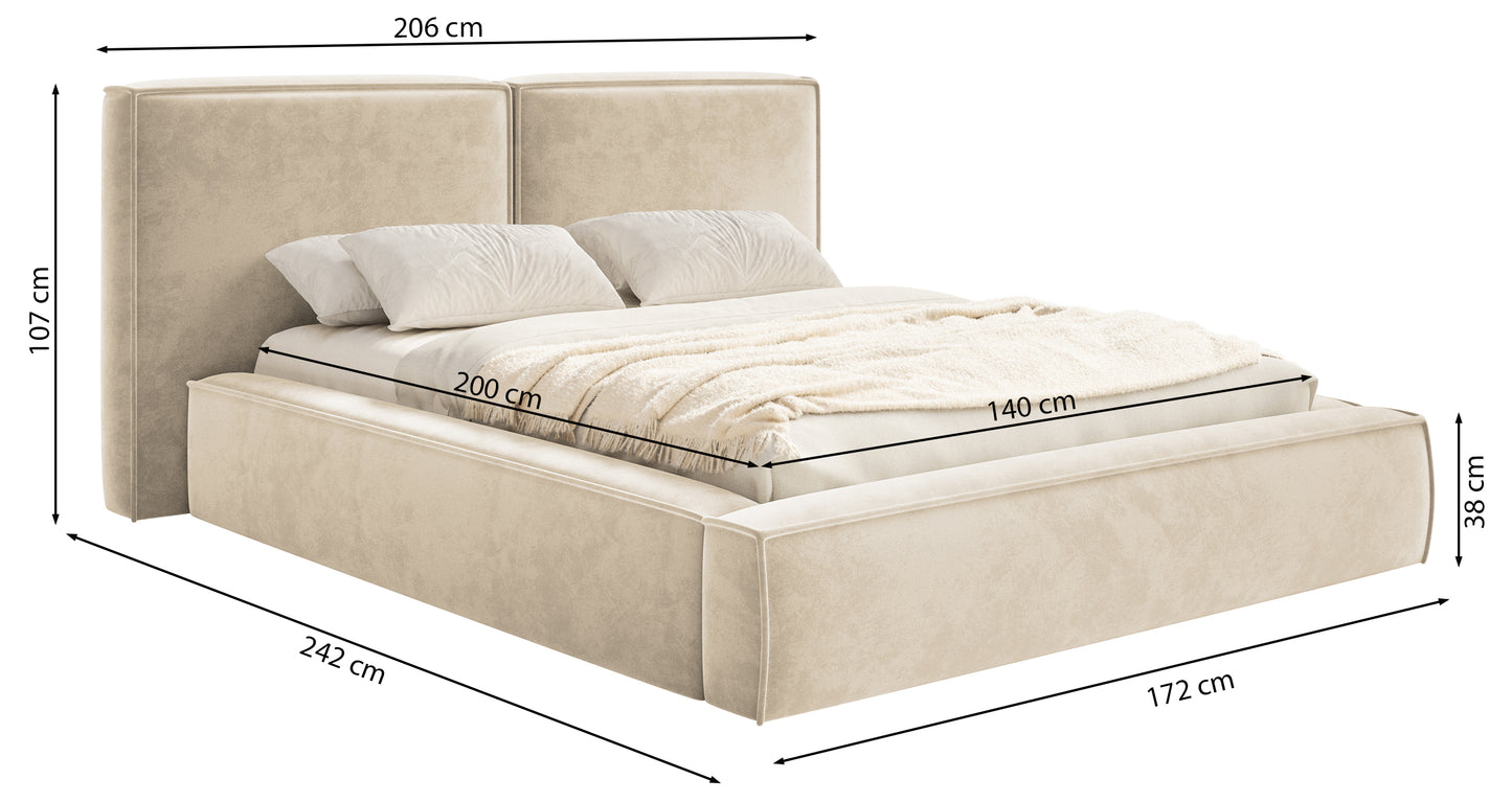 Gulta Tilas 140/160/180/200x 200 cm Bluvel 13