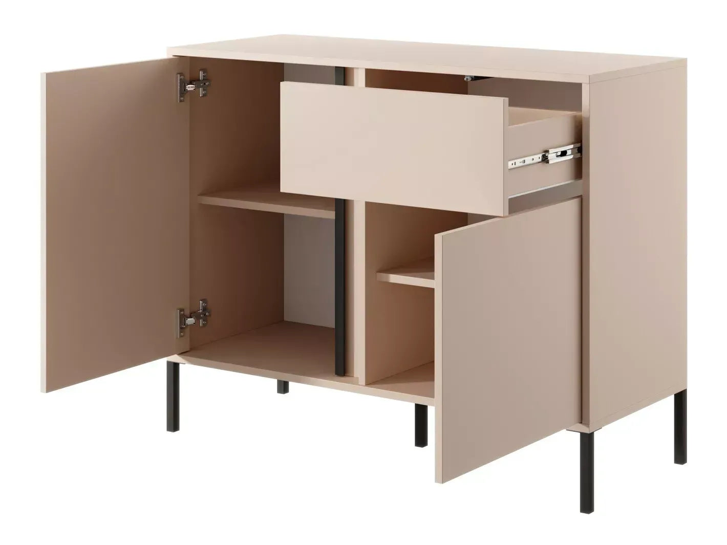 Kumode Dasty 103/81/39,5 cm kašmirs - N1 Home