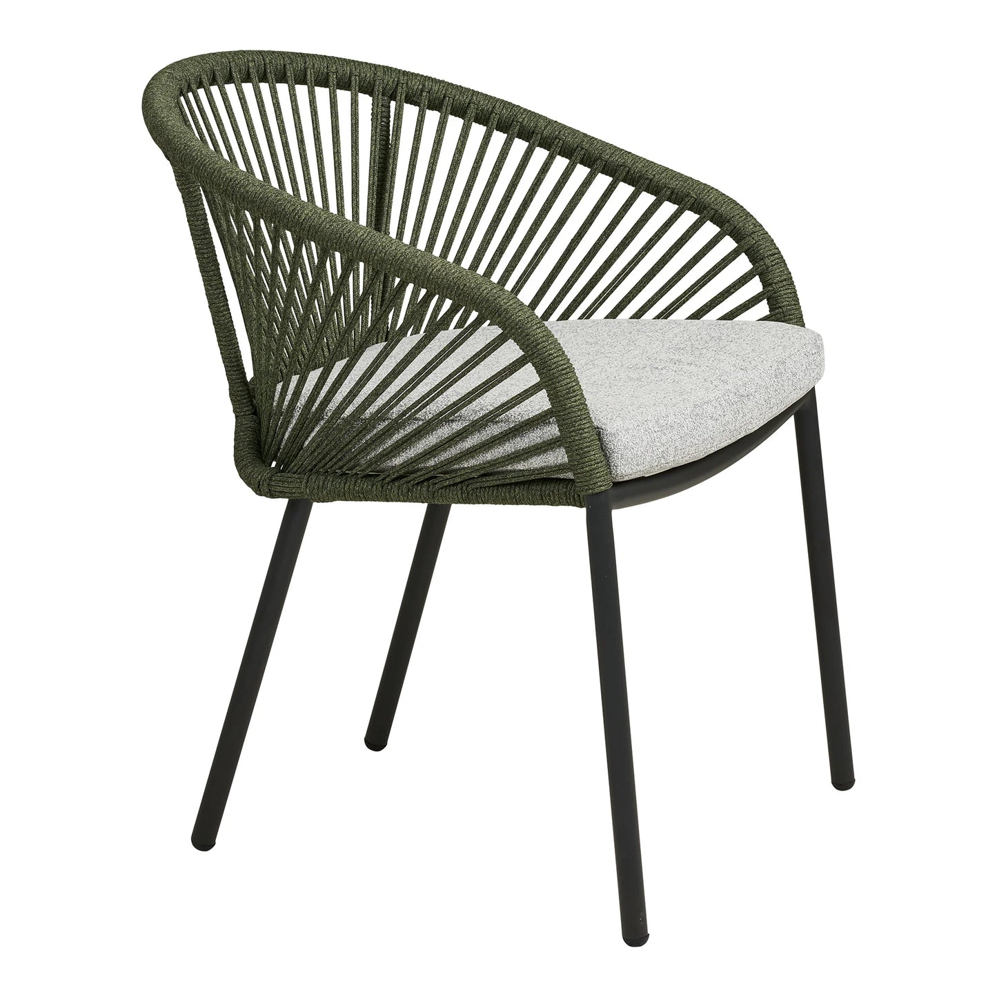 Krēsls Novalia 57/63/77 cm zaļs/pelēks