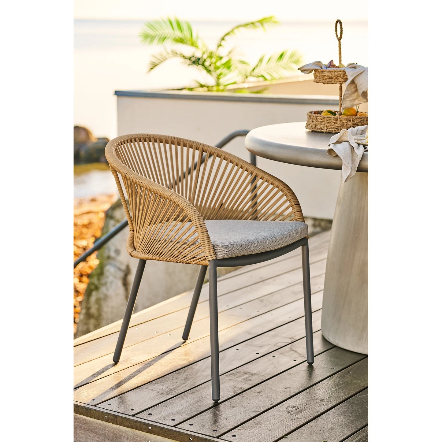 Krēsls Novalia 57/63/77 cm bēšs/sand