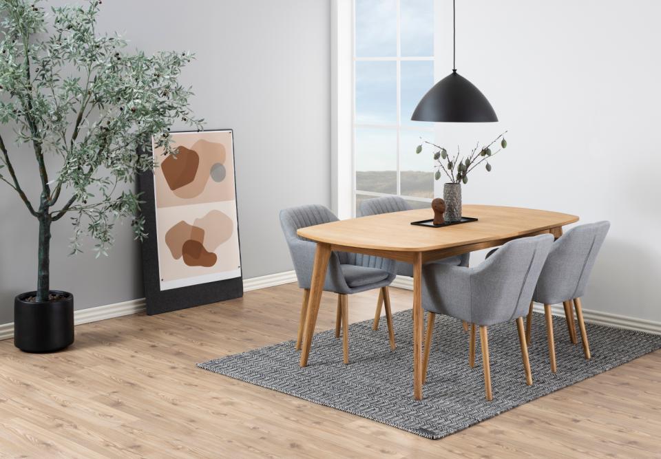 Krēsls Emil  57/61/83 cm pelēks - N1 Home