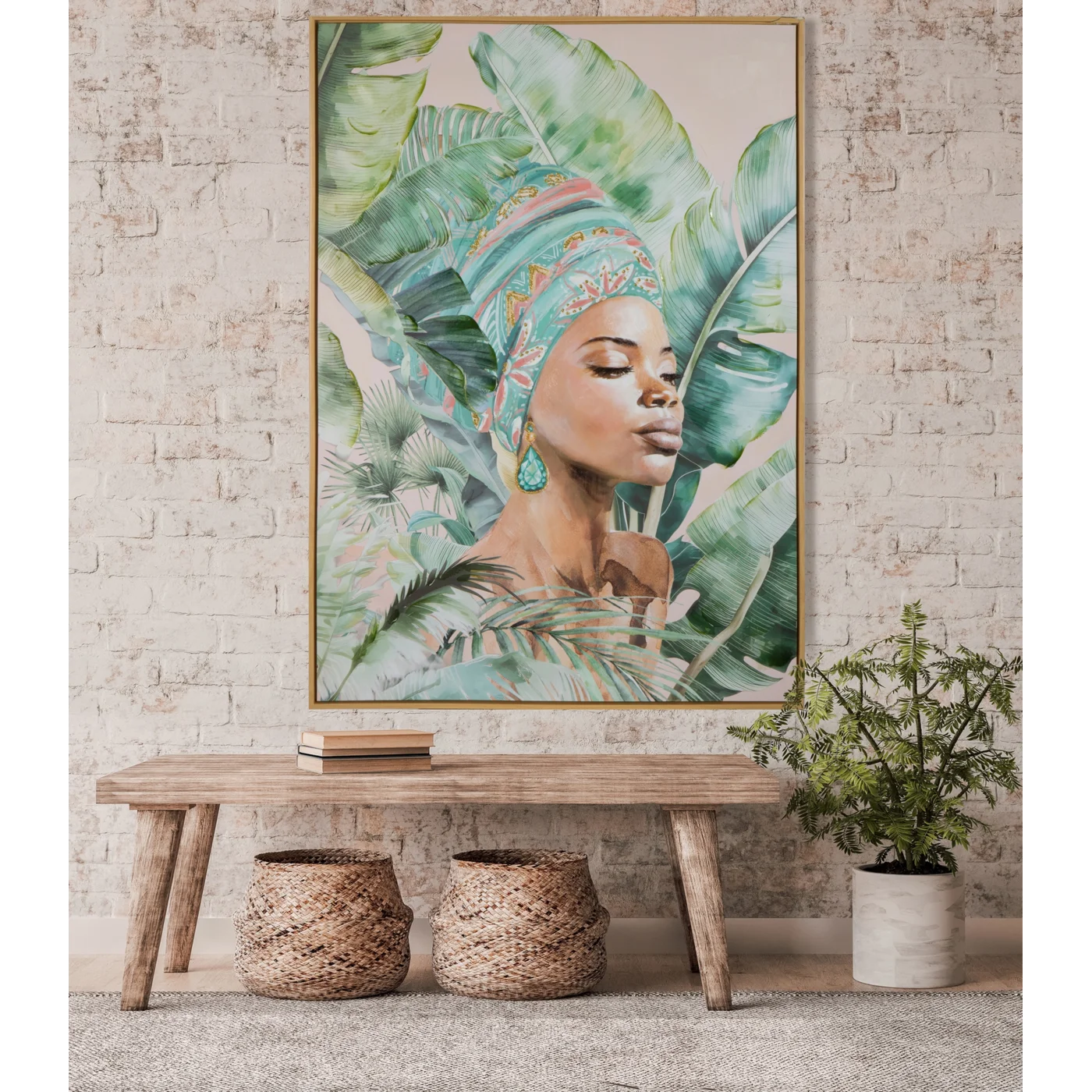 Glezna Orfa 70/100 cm zaļš/brūns - N1 Home