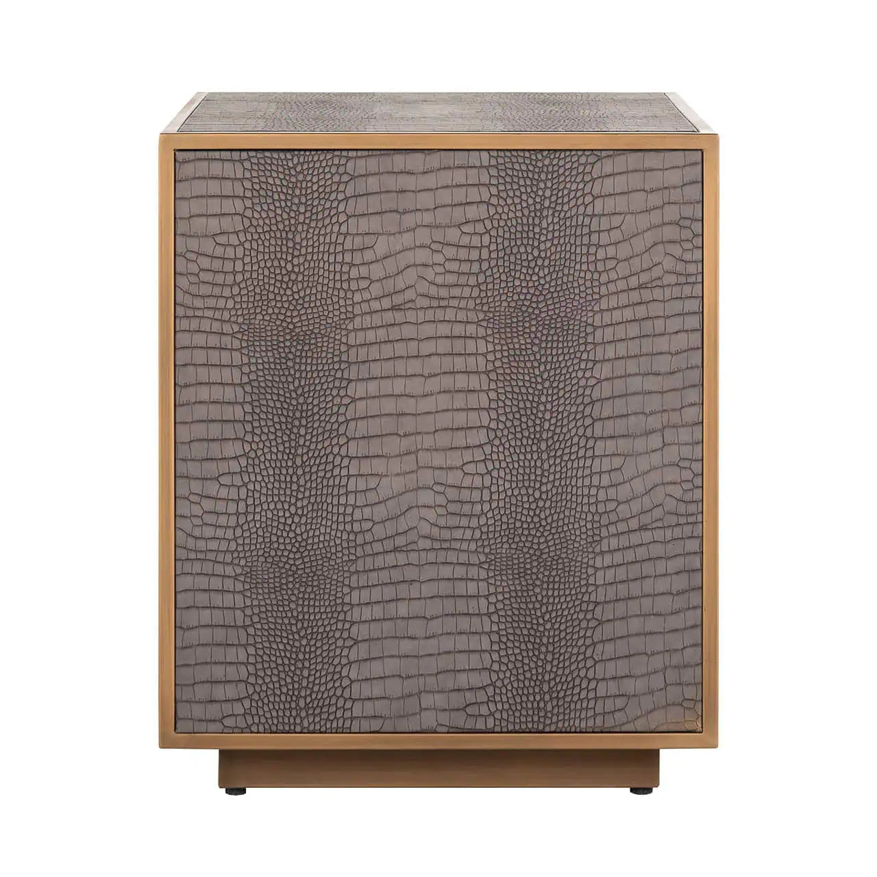 Naktsskapītis Classio ar 3 atvilktnēm  Richmond Interiors 61/50/50 cm birstēts zelts - N1 Home