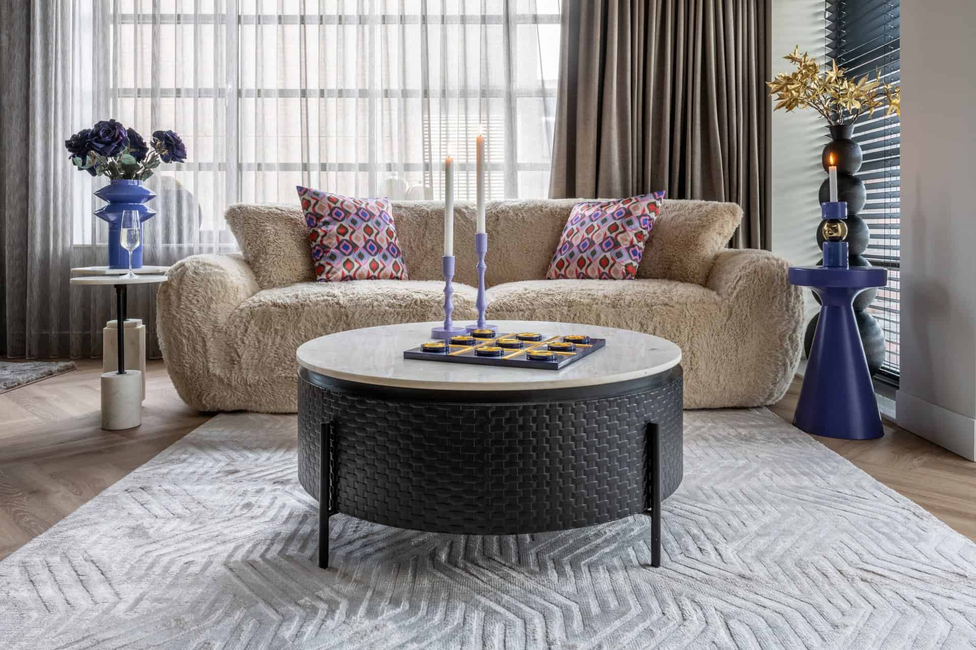 Svečturis Febe Richmond Interiors 21/8/8 cm purple - N1 Home